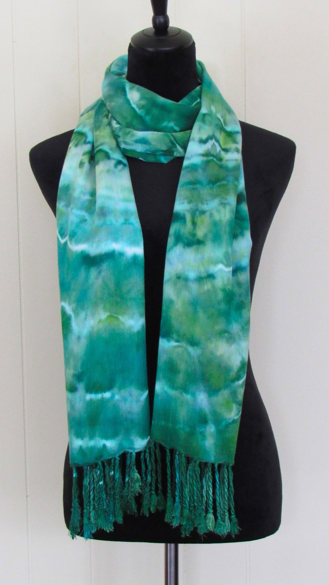 Ice-Dyed Rectangular Scarves/Wraps