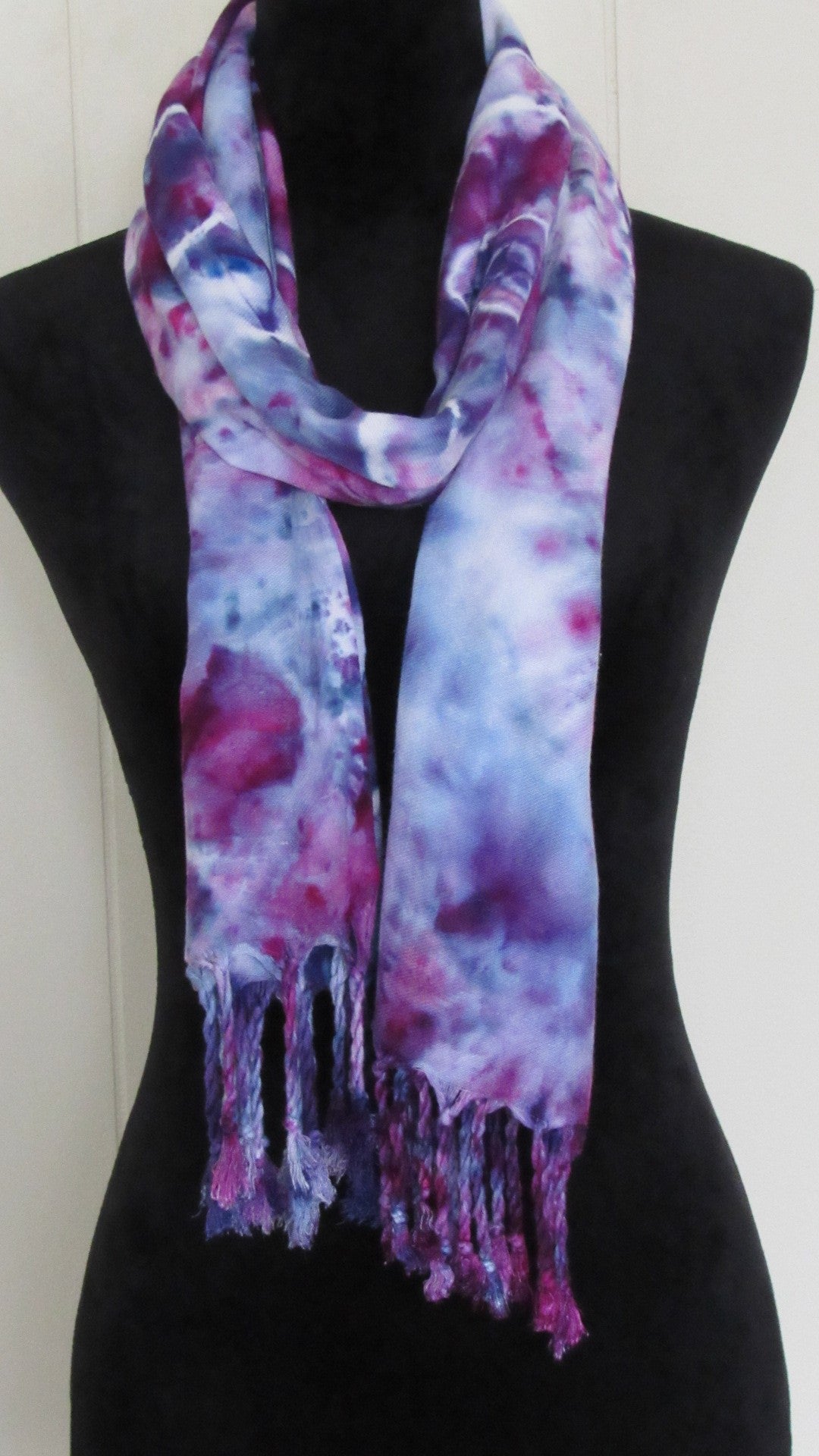 Ice-Dyed Rectangular Scarves/Wraps